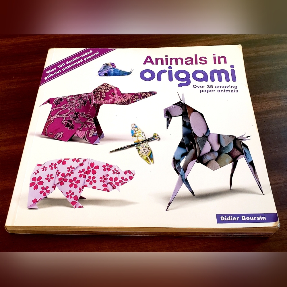 Animals in Origami: Over 35 Amazing Paper Animals by Didier Boursin – NEW